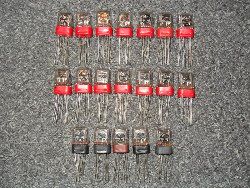 RUSSIAN Miniature IN 17 IN17 NIXIE DISPLAY TUBE. Lot   19pcs.  